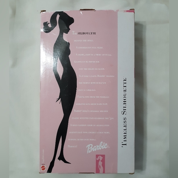 VINTAGE Mattel Barbie Timeless Silhouette F737931 doll (IN BOX) - Picture 7 of 11